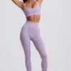 Leggings sin costuras de cintura alta Super Sculpt en lila suave