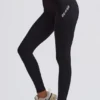 Leggings sin costuras de cintura alta Super Sculpt en negro