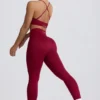 Leggings sin costuras Super Sculpt en burdeos