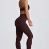 Leggings sin costuras Super Sculpt en color chocolate