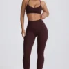 Leggings sin costuras Super Sculpt en color chocolate