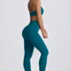 Leggings sin costuras Super Sculpt en verde azulado