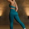 Leggings sin costuras Super Sculpt en verde azulado