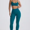 Leggings sin costuras Super Sculpt en verde azulado