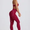 Leggings Soft Active de talle medio en color burdeos