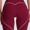 Leggings Soft Active de talle medio en color burdeos