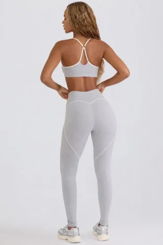 Leggings Soft Active de talle medio en gris