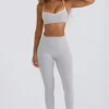 Leggings Soft Active de talle medio en gris