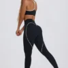 Leggings Soft Active de talle medio en negro