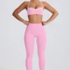 Leggings Soft Active de talle medio en rosa bebé