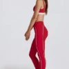 Leggings Soft Active en contraste en rojo oscuro
