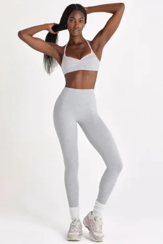 Leggings Soft Active en gris jaspeado