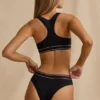 Lote de braguitas cheeky de cintura alta en multicolor