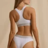 Lote de braguitas cheeky de cintura alta en multicolor