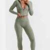 Mallas largas Soft Active en verde bambú