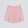 Mini falda-pantalón cruzada Soft Active en rosa empolvado