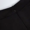 Mono de manga larga y cuello alto Musa en negro