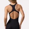 Mono Define Luxe con espalda nadadora en negro