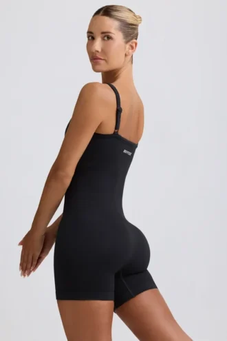 Mono sin costuras Super Sculpt en negro