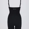 Mono sin costuras Super Sculpt en negro