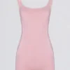 Mono sin espalda Soft Active en rosa polvo