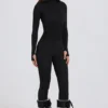 Mono térmico de base en leopardo negro