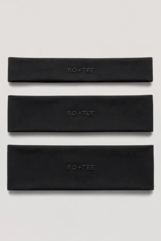 Pack de 3 cintas para el pelo Soft Active en negro