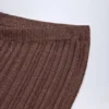 Pantalones acampanados de talle medio Selara en color bronce