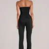 Pantalones ajustados de talle medio Lumi en negro