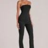 Pantalones ajustados de talle medio Lumi en negro