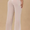 Pantalones anchos con lazo delantero Hydra en blanco