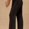 Pantalones anchos Hydra con lazo delantero en negro