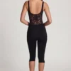 Pantalones capri cortos Giuliana Ponte Jersey en negro