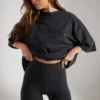 Pantalones Cortos ciclistas de algodón suave en negro
