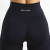 Pantalones Cortos ciclistas de cintura alta Define Luxe en negro