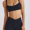Pantalones Cortos cruzados Soft Active en negro