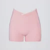 Pantalones Cortos cruzados Soft Active en rosa empolvado