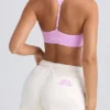 Pantalones Cortos de chándal de talle medio en color cáscara de huevo