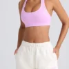 Pantalones Cortos de chándal de talle medio en color cáscara de huevo