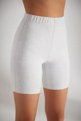 Pantalones Cortos de ciclista de algodón suave en gris