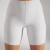 Pantalones Cortos de ciclista de algodón suave en gris
