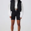 Pantalones Cortos de ciclista sin costuras Super Sculpt en negro