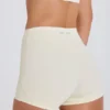 Pantalones Cortos de cintura alta en color crema