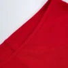 Pantalones cortos de talle bajo de jersey elástico Sabrine en rojo fuego