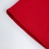 Pantalones cortos de talle bajo de jersey elástico Sabrine en rojo fuego