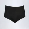 Pantalones cortos de talle bajo Sabrine de jersey elástico en negro