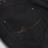 Pantalones Cortos de talle medio con cordones Parva en negro