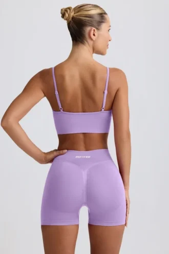 Pantalones Cortos Define Luxe en color lila