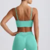 Pantalones Cortos Define Luxe en color menta