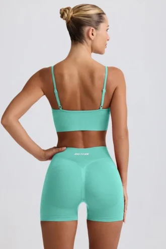 Pantalones Cortos Define Luxe en color menta